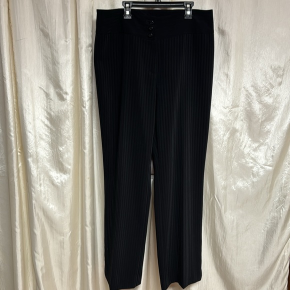 Tahari Black Pinstripe Blazer pants set - Picture 9 of 13